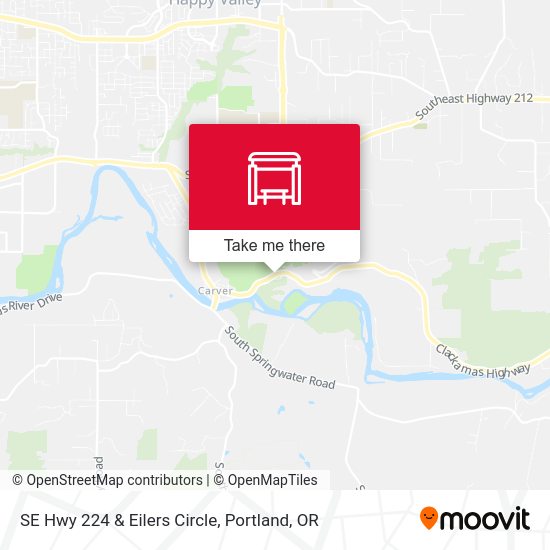 SE Hwy 224 & Eilers Circle map
