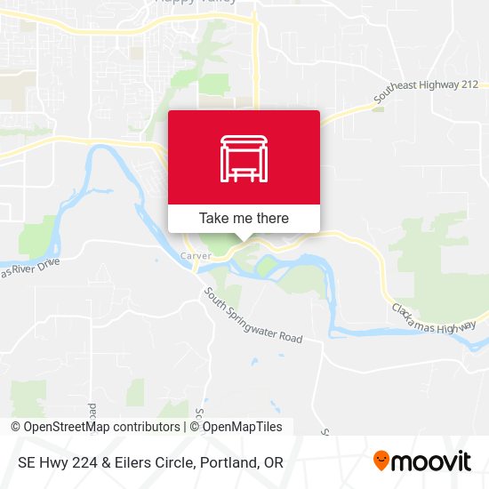 SE Hwy 224 & Eilers Circle map
