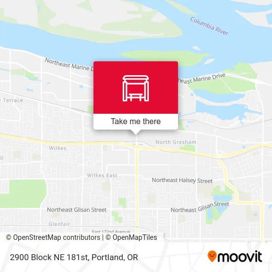 2900 Block NE 181st map