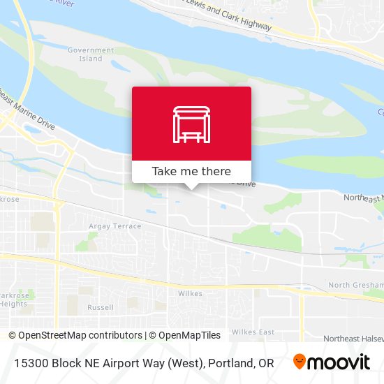 15300 Block NE Airport Way (West) map