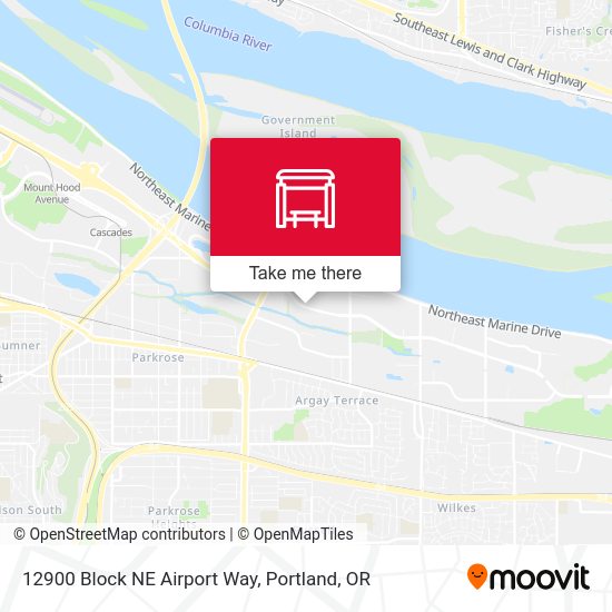 12900 Block NE Airport Way map