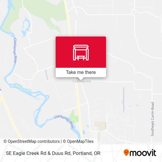 SE Eagle Creek Rd & Duus Rd map