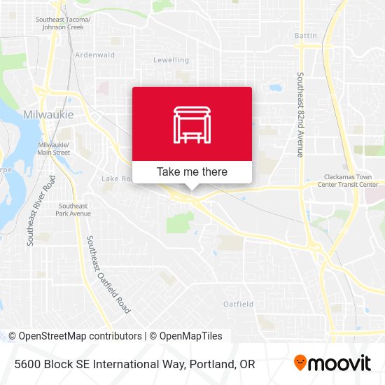 5600 Block SE International Way map