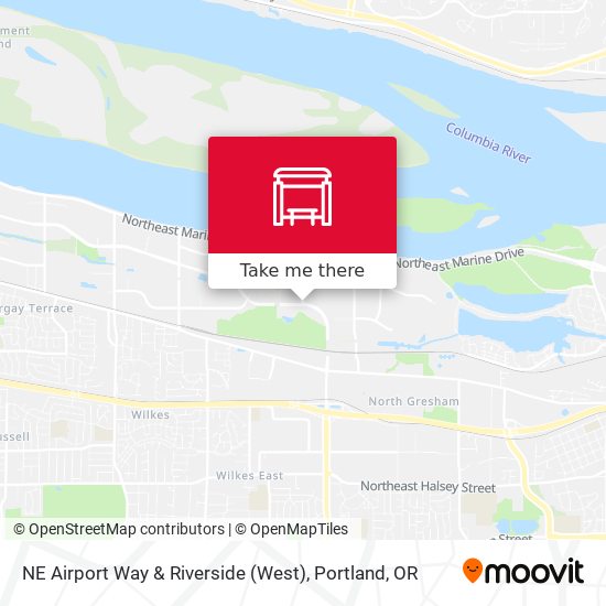 Mapa de NE Airport Way & Riverside (West)