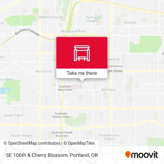 SE 106th & Cherry Blossom map