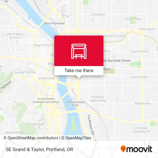 SE Grand & Taylor map