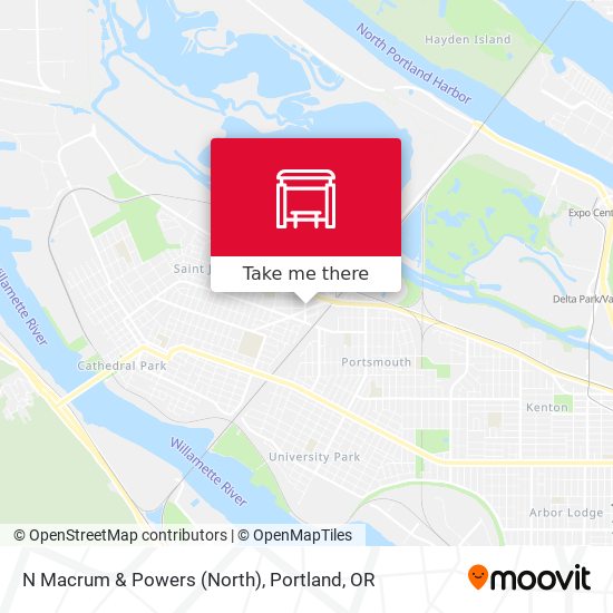 N Macrum & Powers (North) map