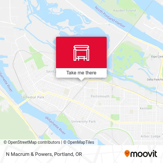 N Macrum & Powers map