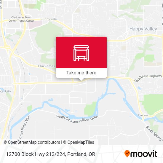 12700 Block Hwy 212/224 map