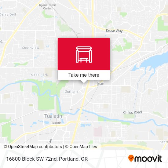 16800 Block SW 72nd map