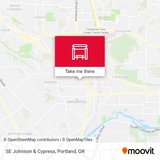 SE Johnson & Cypress map