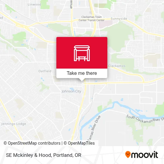 SE Mckinley & Hood map