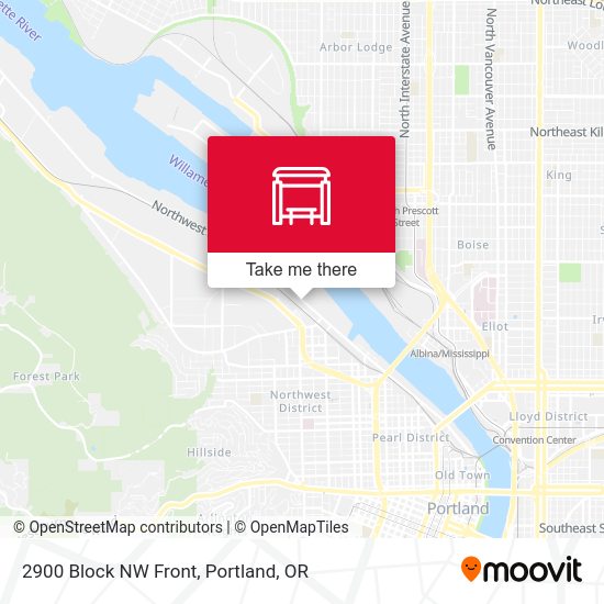 2900 Block NW Front map