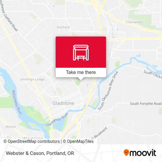 Webster & Cason map