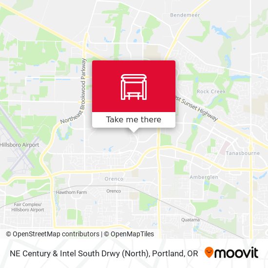 NE Century & Intel South Drwy (North) map