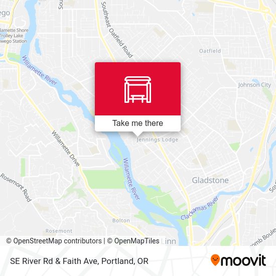 Mapa de SE River Rd & Faith Ave