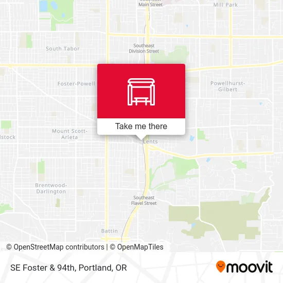 Mapa de SE Foster & 94th