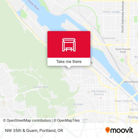 Mapa de NW 35th & Guam