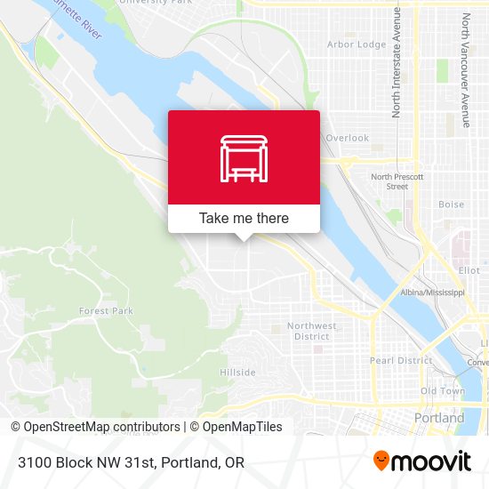 Mapa de 3100 Block NW 31st
