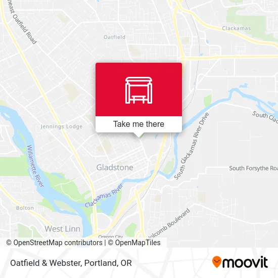 Oatfield & Webster map