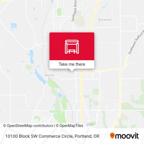 10100 Block SW Commerce Circle map
