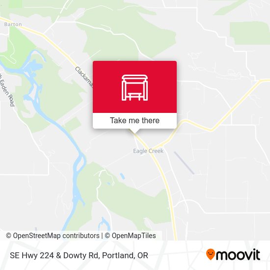 Mapa de SE Hwy 224 & Dowty Rd