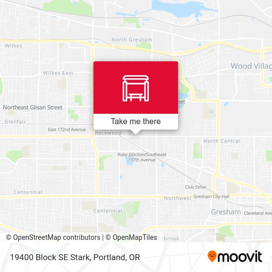 19400 Block SE Stark map