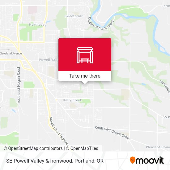 Mapa de SE Powell Valley & Ironwood