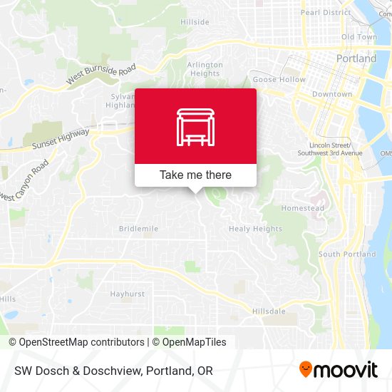 SW Dosch & Doschview map