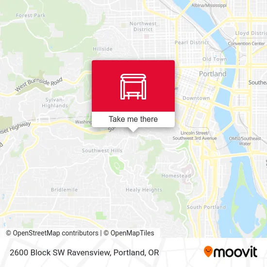 2600 Block SW Ravensview map