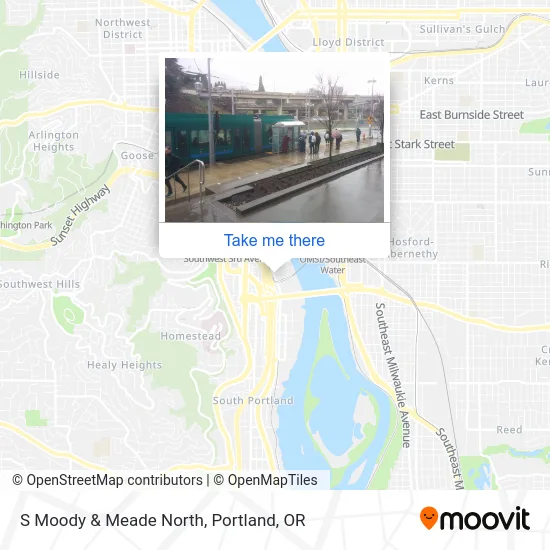 S Moody & Meade North map