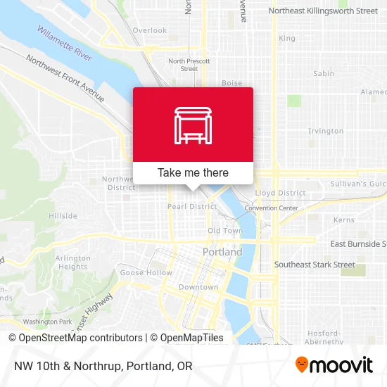 Mapa de NW 10th & Northrup