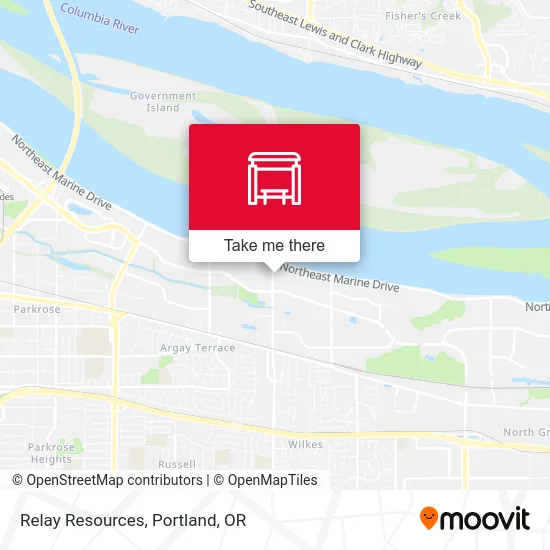 Relay Resources map