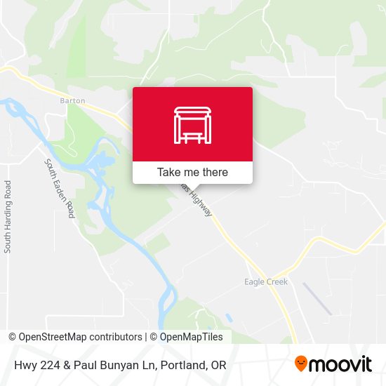 Hwy 224 & Paul Bunyan Ln map