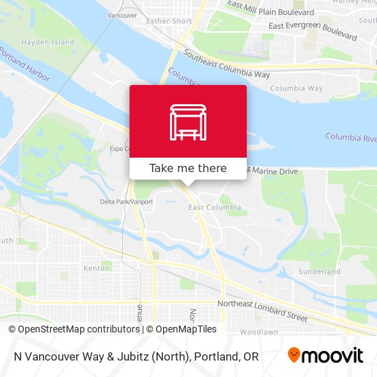 N Vancouver Way & Jubitz (North) map
