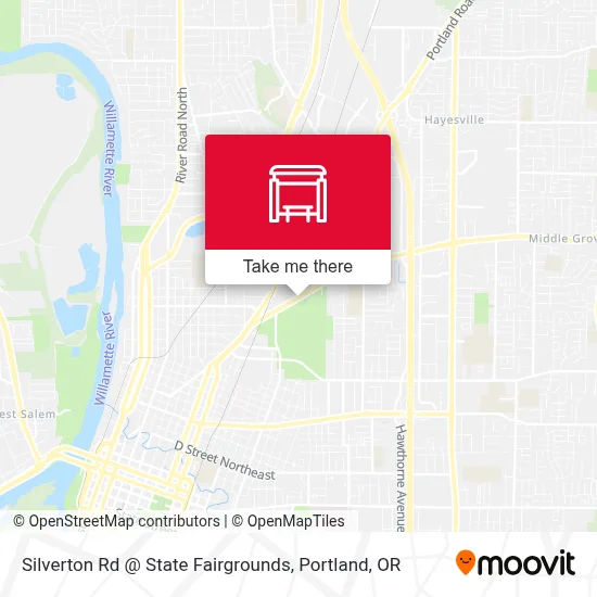 Mapa de Silverton Rd @ State Fairgrounds