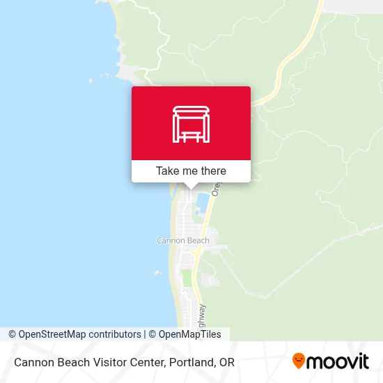 Cannon Beach Visitor Center map