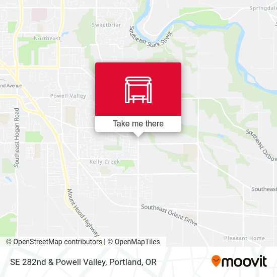 Mapa de SE 282nd & Powell Valley