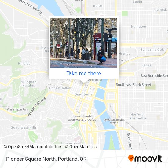 Mapa de Pioneer Square North