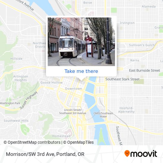 Mapa de Morrison/SW 3rd Ave