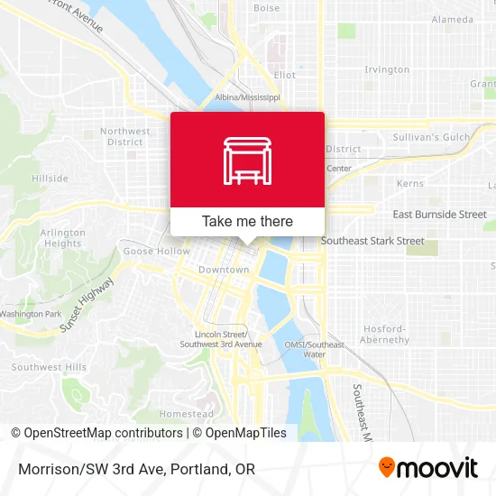Mapa de Morrison/SW 3rd Ave