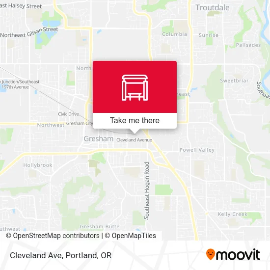 Mapa de Cleveland Ave