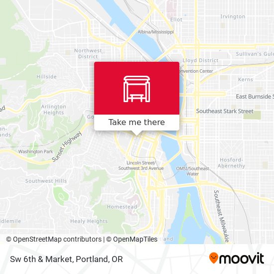 Sw 6th & Market map