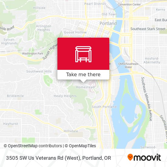 Mapa de 3505 SW Us Veterans Rd (West)