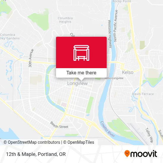 12th & Maple map