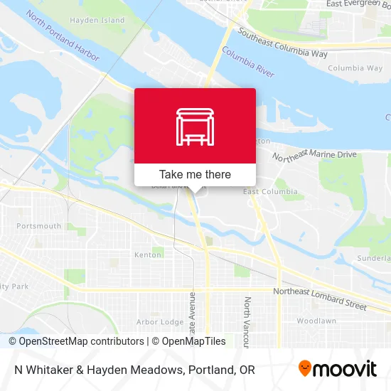 N Whitaker & Hayden Meadows map