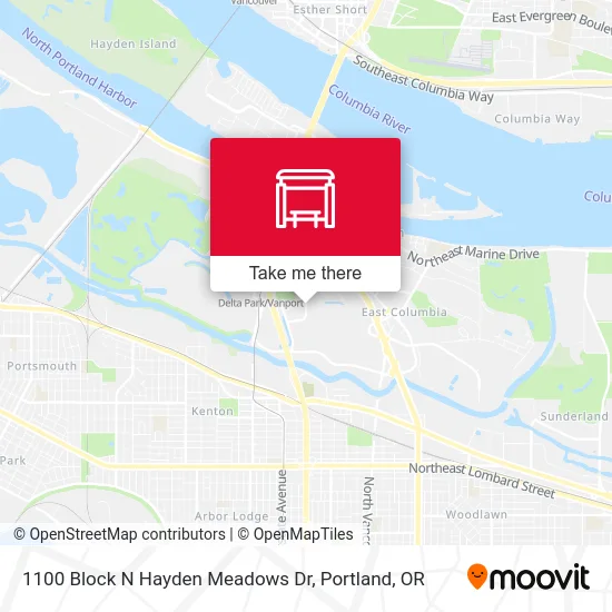 Mapa de 1100 Block N Hayden Meadows Dr