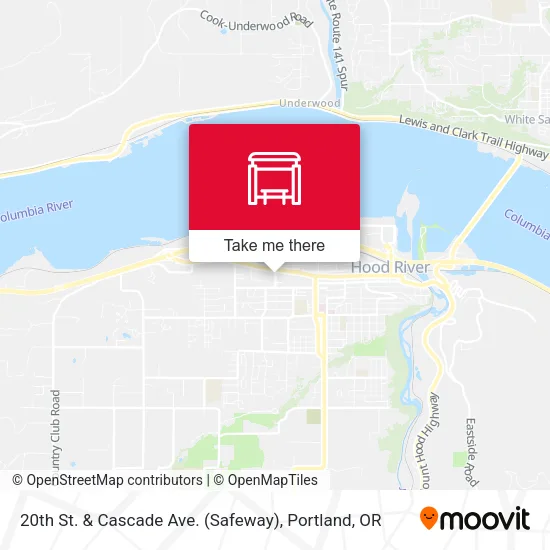 20th St. & Cascade Ave. (Safeway) map