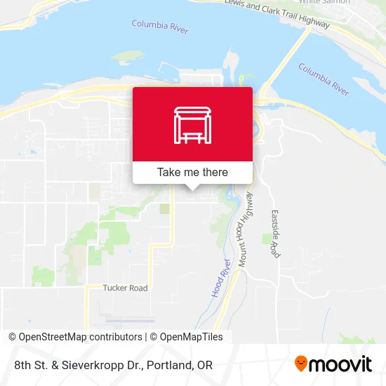 8th St. & Sieverkropp Dr. map