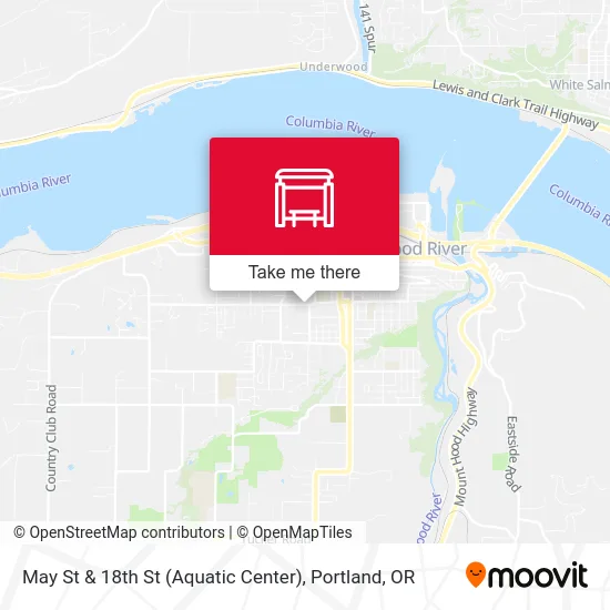 May St & 18th St (Aquatic Center) map